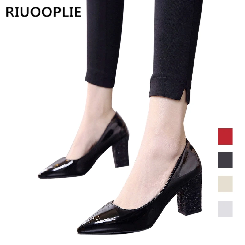 2019 Spring Autumn New Women Ladies Femeninas Low-heeled Shoes with Pointed Toe Female High Heels Sequined Shoes Sandalias
2019 Spring Autumn New Women Ladies Femeninas Low-heeled Shoes with Pointed Toe Female High Heels Sequined Shoes Sandalias
