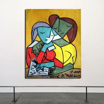 Pablo Picasso Two Girls Reading Canvas Painting Print Living Room Home Decor Artwork Modern Wall Art Oil Painting Poster Picture
Pablo Picasso Two Girls Reading Canvas Painting Print Living Room Home Decor Artwork Modern Wall Art Oil Painting Poster Picture