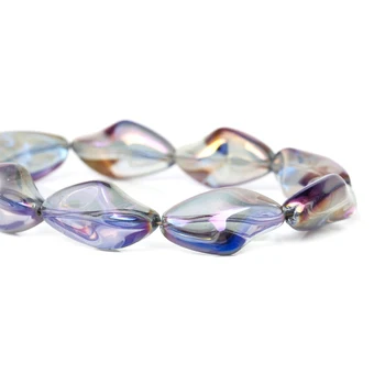 DoreenBeads Glass Loose Beads Irregular Purple AB Color Transparent About 23mm( 7/8") x 13mm( 4/8"),Hole: Approx 1.2mm,2 PCs
DoreenBeads Glass Loose Beads Irregular Purple AB Color Transparent About 23mm( 7/8") x 13mm( 4/8"),Hole: Approx 1.2mm,2 PCs