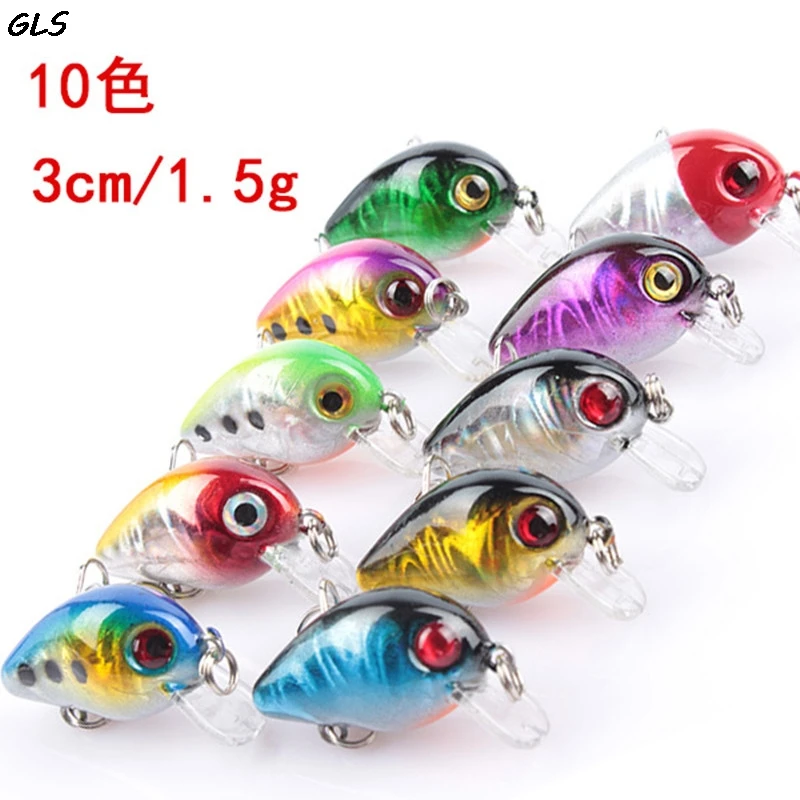 5pcs Mini Crank bait Fishing Lure Artificial Japan Hard Bait 30mm 1.5g Minnow Swim bait
5pcs Mini Crank bait Fishing Lure Artificial Japan Hard Bait 30mm 1.5g Minnow Swim bait