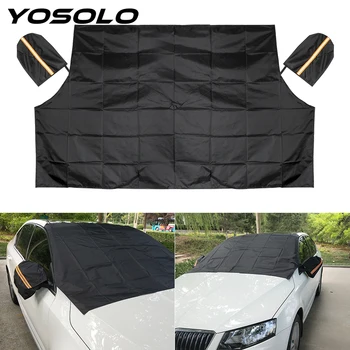 FORAUTO Half Size Car Cover Windshield Sunshades Magnetic Protector Mat Universal Windscreen Frost Snow Ice Shield Shade Covers
FORAUTO Half Size Car Cover Windshield Sunshades Magnetic Protector Mat Universal Windscreen Frost Snow Ice Shield Shade Covers