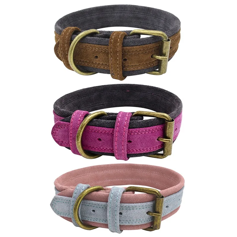 Soft Pet Dog Leather Padded Collars Big Dog Pitbull Bulldog Collar Adjustable Small Medium Large Dog Beagle Collar Para Perro
Soft Pet Dog Leather Padded Collars Big Dog Pitbull Bulldog Collar Adjustable Small Medium Large Dog Beagle Collar Para Perro