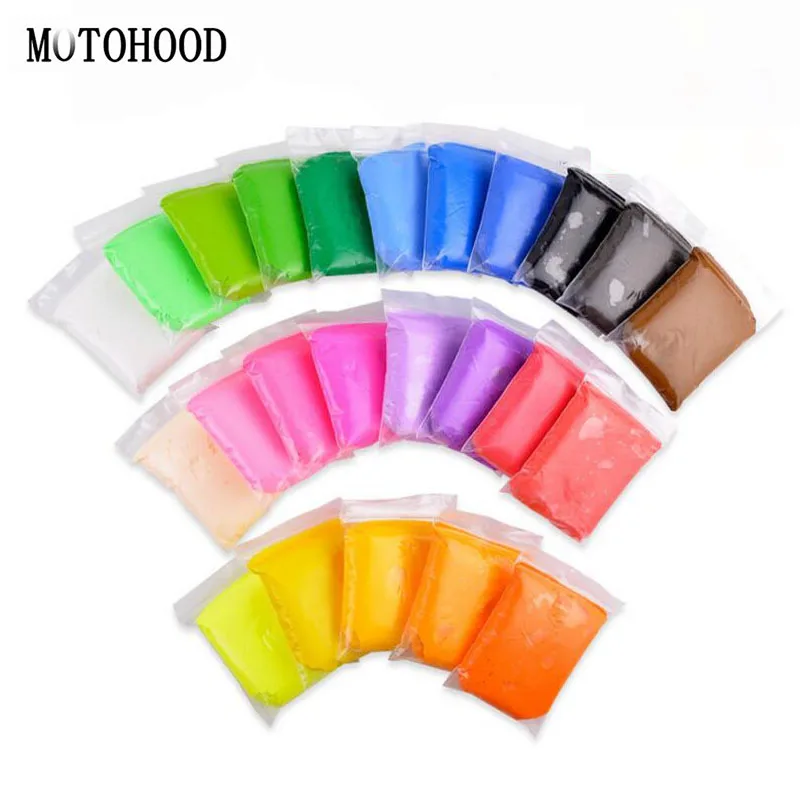 MOTOHOOD 100g 24Colors Modeling Play Dough Clay Intelligent Plasticine Children Toys Educational DIY Hand Gum Slime For Kids
MOTOHOOD 100g 24Colors Modeling Play Dough Clay Intelligent Plasticine Children Toys Educational DIY Hand Gum Slime For Kids