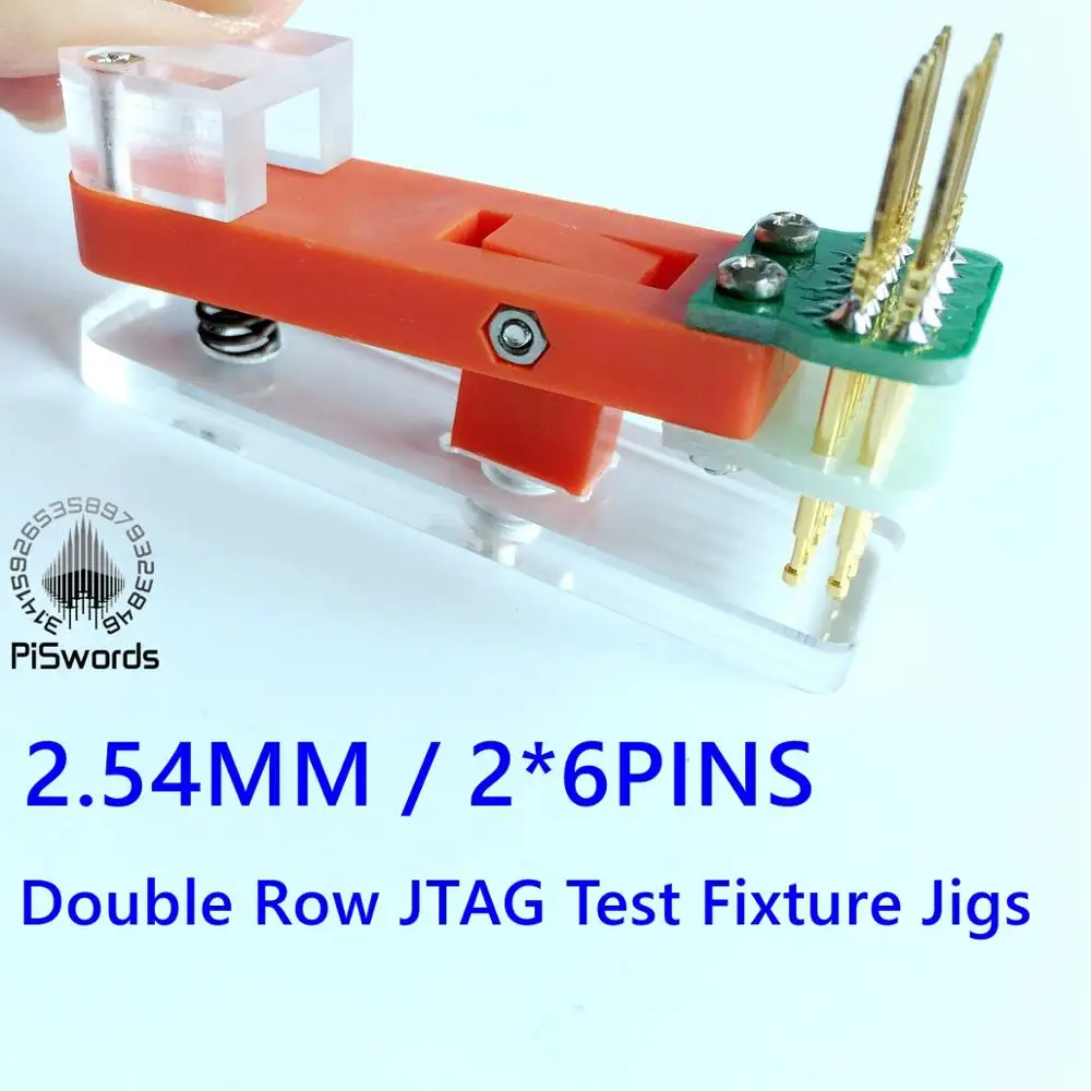 2.54mm 2*6pins double row JTAG Test fixture jigs for program flash burning chip Simulation download demo develop board tool
2.54mm 2*6pins double row JTAG Test fixture jigs for program flash burning chip Simulation download demo develop board tool