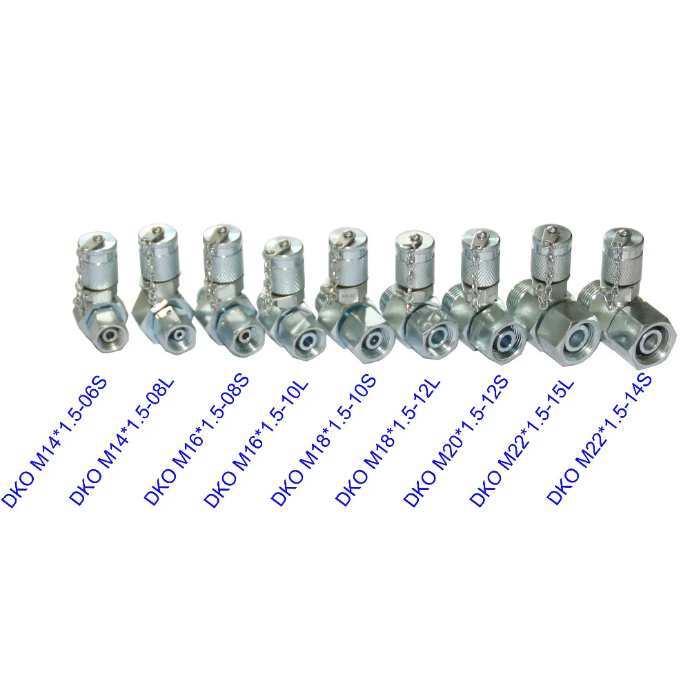 DKO Series Hydraulic Swivel Run Tees kit for Excavator (9 Pack ), Test Coupling Point
DKO Series Hydraulic Swivel Run Tees kit for Excavator (9 Pack ), Test Coupling Point