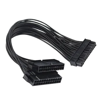 New 24Pin 20+4pin Dual PSU ATX Power Supply Adaptor Cable Connector For Mining 30cm ND998
New 24Pin 20+4pin Dual PSU ATX Power Supply Adaptor Cable Connector For Mining 30cm ND998