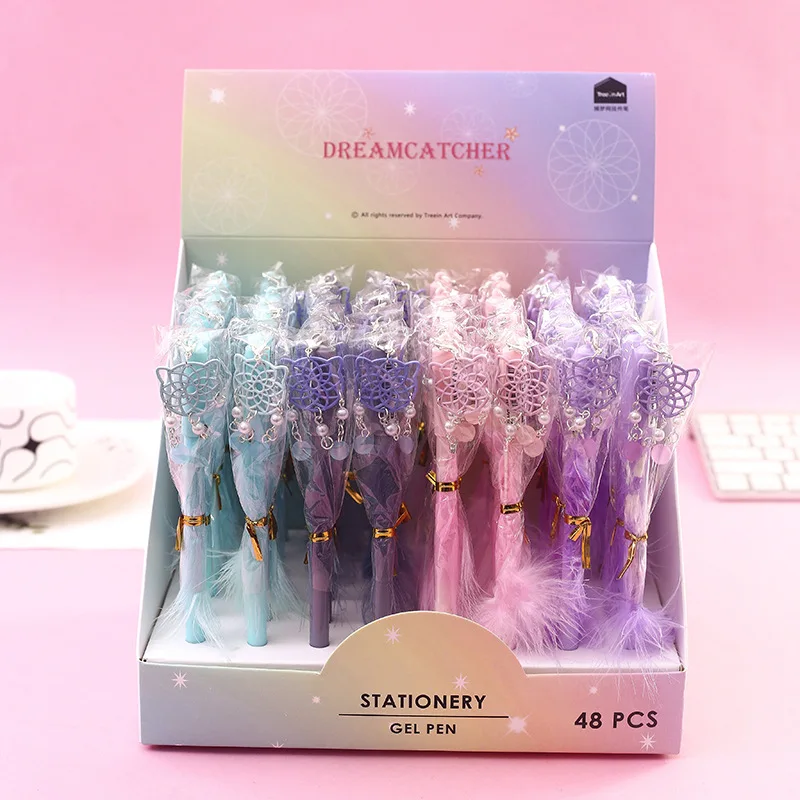 48 pcs Kawaii Gel Pens Cat dream catcher black gel ink pens pens for writing Cute stationery office school supplies 0.5mm
48 pcs Kawaii Gel Pens Cat dream catcher black gel ink pens pens for writing Cute stationery office school supplies 0.5mm