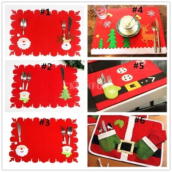 200Pcs/Lot 6 Styles Christmas Table Mat Bowl Knife Fork Placemat Table Decor For Dinner Party
200Pcs/Lot 6 Styles Christmas Table Mat Bowl Knife Fork Placemat Table Decor For Dinner Party
