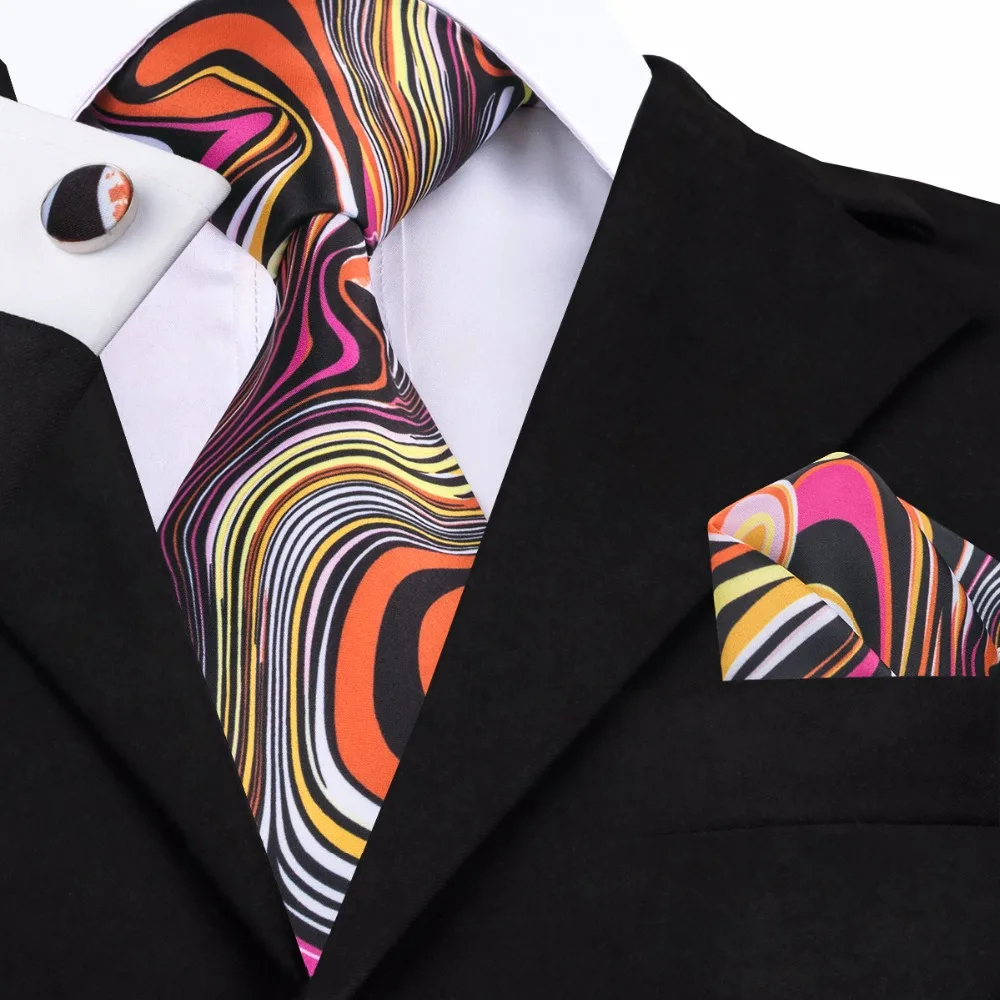 SN-1277 New Fashion Black Ties Novelty Printed Necktie Hanky Cufflinks Set High Quality Silk Ties on Sale
SN-1277 New Fashion Black Ties Novelty Printed Necktie Hanky Cufflinks Set High Quality Silk Ties on Sale