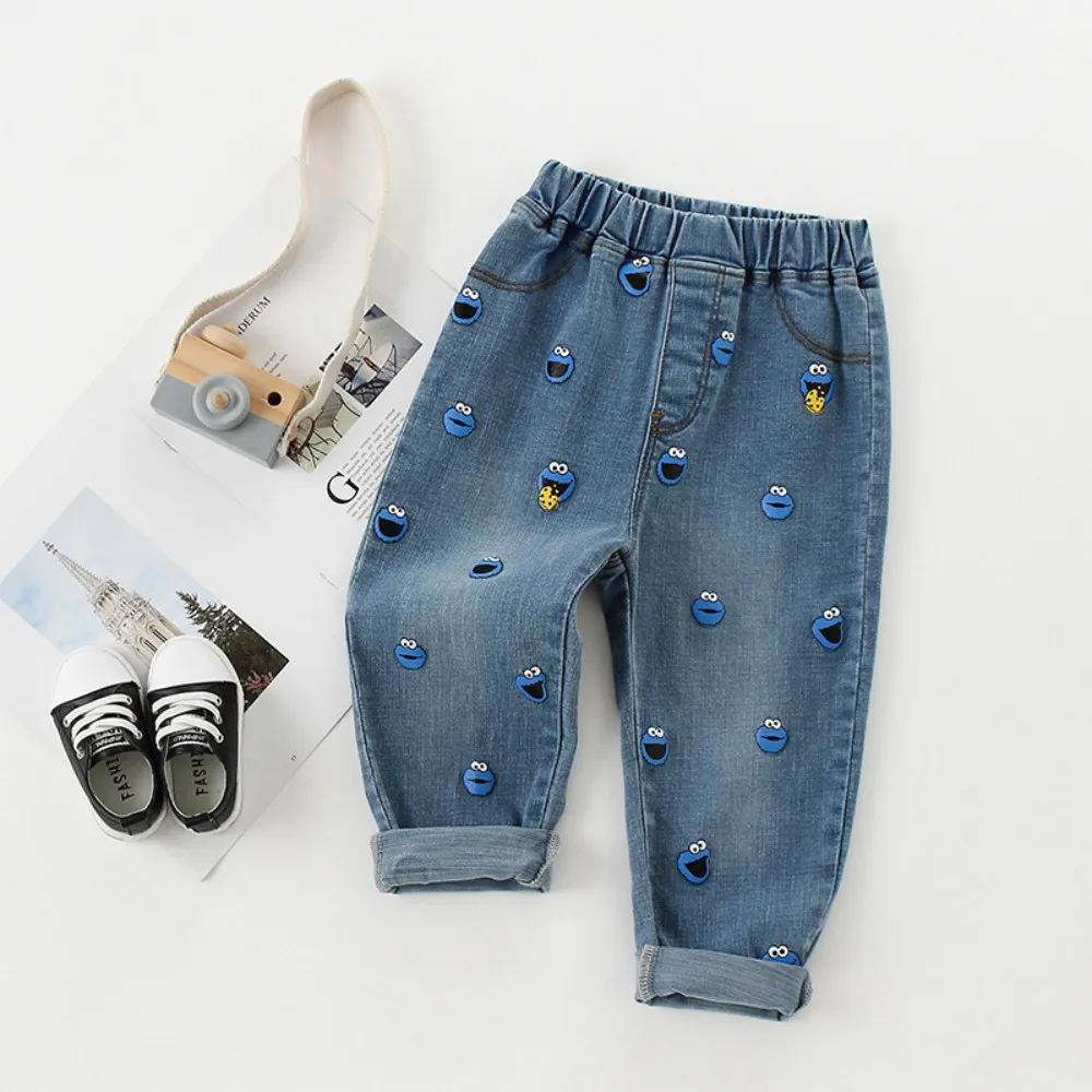 New Style Kids Boy Jeans Elastic Waist Straight Trousers Baby Kids Fashion Denim Pant Casual Jeans Spring Autumn Hot Trends boy 
New Style Kids Boy Jeans Elastic Waist Straight Trousers Baby Kids Fashion Denim Pant Casual Jeans Spring Autumn Hot Trends boy