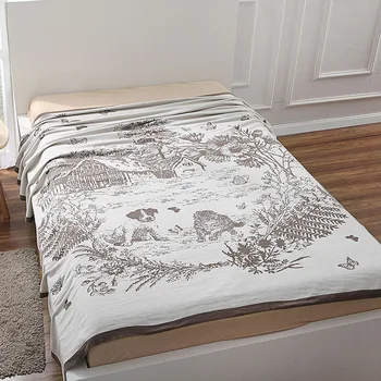 Pastoral Style 150*200cm Knitted Cotton Thread Blanket Throw High Quality Autumn Winter Warm Soft Bedspreads Child Gift
Pastoral Style 150*200cm Knitted Cotton Thread Blanket Throw High Quality Autumn Winter Warm Soft Bedspreads Child Gift