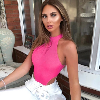 2019 New Women Sexy Solid Bodycon Bodysuits Summer Sleeveless Slim Fitness Workout Bodysuit Lady Fashion Clubwear Thongs Leotard
2019 New Women Sexy Solid Bodycon Bodysuits Summer Sleeveless Slim Fitness Workout Bodysuit Lady Fashion Clubwear Thongs Leotard