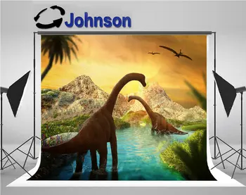 Dinosaur Rendered Landscape Mountains tree backgrounds Vinyl cloth High quality Computer print party backdrop
Dinosaur Rendered Landscape Mountains tree backgrounds Vinyl cloth High quality Computer print party backdrop