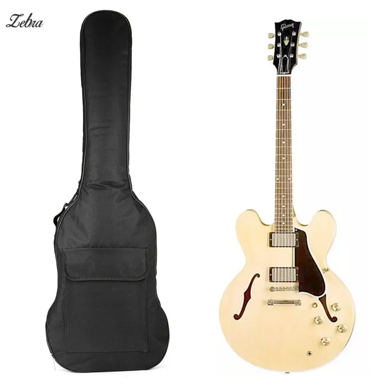 Zebra 102x34x5cm Black Double Straps Electric Guitar Gig Bag Guitarra Case Box Cover Ukulele Backpack For Acessorios Musicais
Zebra 102x34x5cm Black Double Straps Electric Guitar Gig Bag Guitarra Case Box Cover Ukulele Backpack For Acessorios Musicais