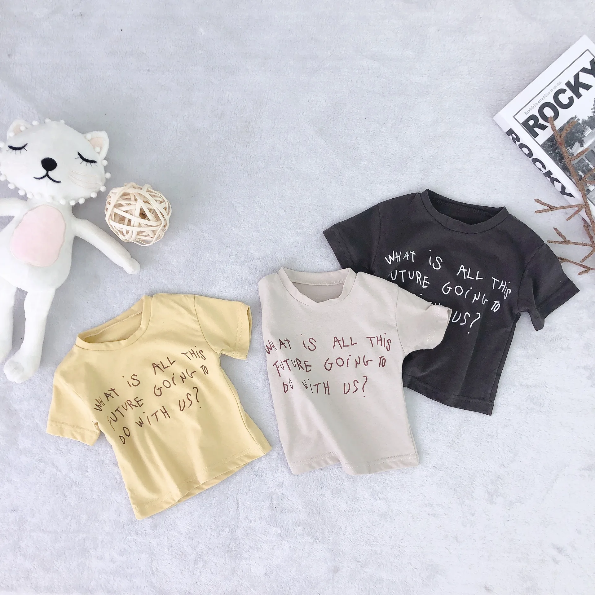 Summer Korean style cotton letters printed casual short sleeve T shirts for boys girls kids all-match casual Tees clothing
Summer Korean style cotton letters printed casual short sleeve T shirts for boys girls kids all-match casual Tees clothing
