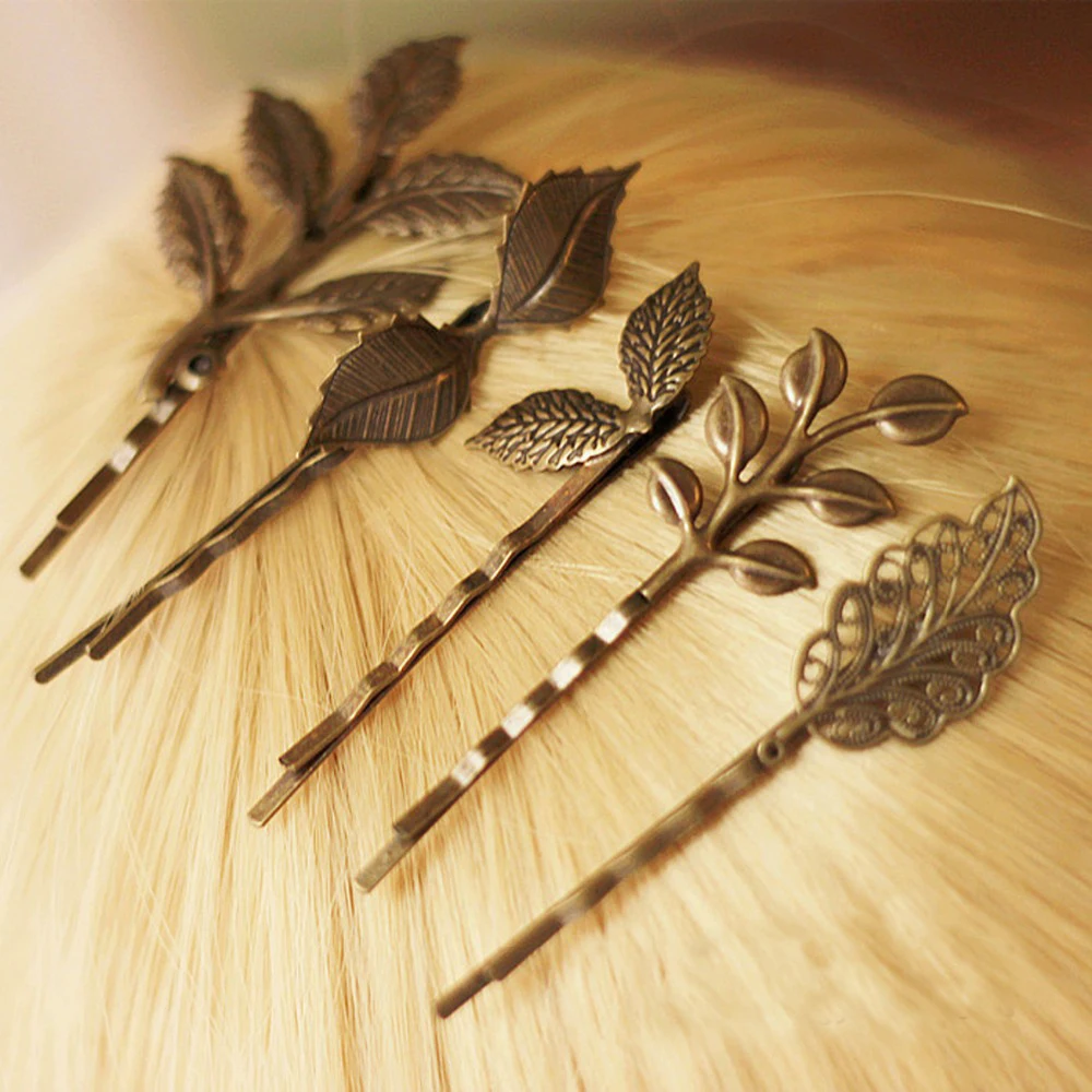 5pcs/lot Vintage Gold Leaves Hair Jewelry Accessories Metal Hairpin Clips For women Hair Ornaments Beautiful Hair Pins Gifts
5pcs/lot Vintage Gold Leaves Hair Jewelry Accessories Metal Hairpin Clips For women Hair Ornaments Beautiful Hair Pins Gifts