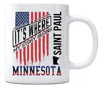 Independence Day Celebration Ideas Coffee Mug Saint Paul Minnesota It's Where My Story Begins Country Coffee Mug Gift Mug 11oz
Independence Day Celebration Ideas Coffee Mug Saint Paul Minnesota It's Where My Story Begins Country Coffee Mug Gift Mug 11oz