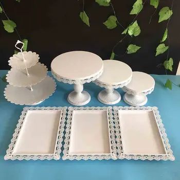 high quality cake stand set 7 pieces fondant cake tools dessert table wedding party shower event supplier sweet table
high quality cake stand set 7 pieces fondant cake tools dessert table wedding party shower event supplier sweet table
