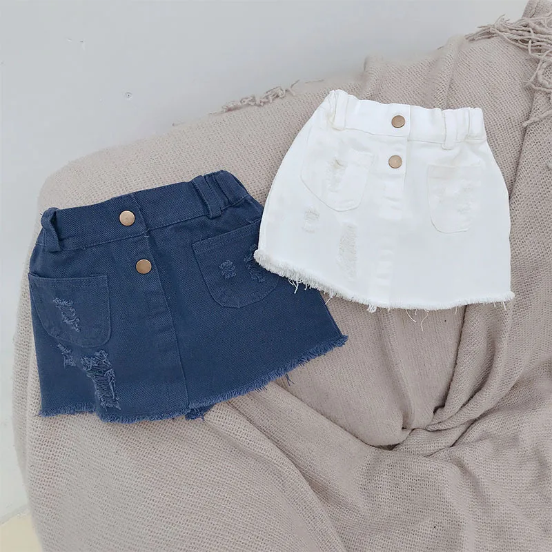 Girls'short Skirt Spring Clothes 2019 New Korean Children's Jeans Buttons Skirt Rugged Pocket Mini Skirt
Girls'short Skirt Spring Clothes 2019 New Korean Children's Jeans Buttons Skirt Rugged Pocket Mini Skirt