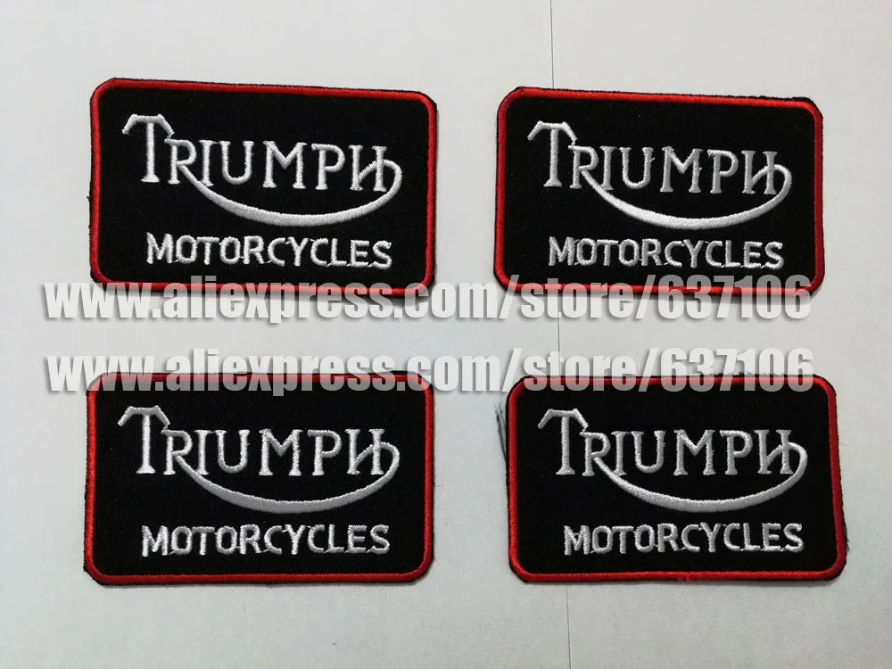 New Arrived Triumph Embroidered iron on Patches badges of Motorcycles logo Clothing Garment Jacket vest Shoes badges Sticker
New Arrived Triumph Embroidered iron on Patches badges of Motorcycles logo Clothing Garment Jacket vest Shoes badges Sticker