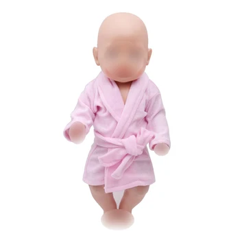 43 cm baby dolls dress new born Pink bathrobe purple coat robe Baby toys fit American 18 inch Girls doll f260
43 cm baby dolls dress new born Pink bathrobe purple coat robe Baby toys fit American 18 inch Girls doll f260