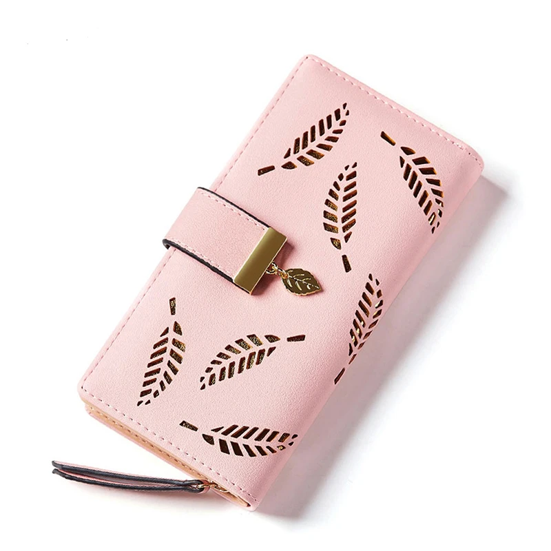 Women wallet Female fashion long style leaf design Lady Zipper clutch wallets for teenage Girl leather flip up card holder purse
Women wallet Female fashion long style leaf design Lady Zipper clutch wallets for teenage Girl leather flip up card holder purse