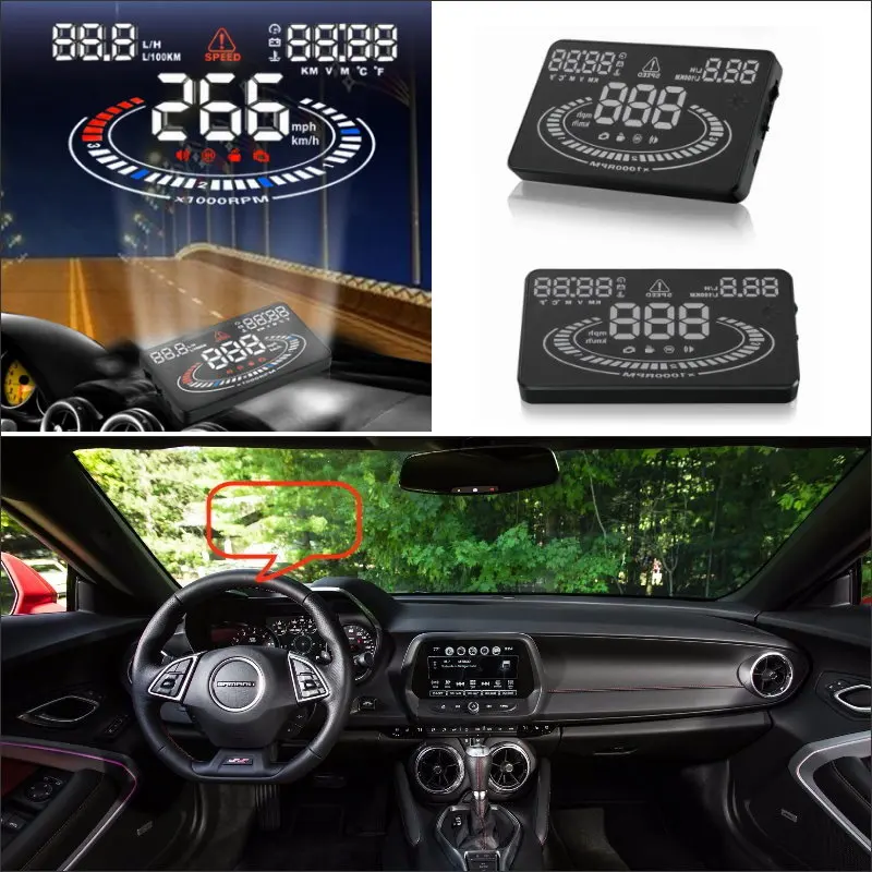 Car HUD Head Up Display For Chevrolet Camaro SS 2015 2016 Refkecting Windshield Screen Saft Driving Screen Projector
Car HUD Head Up Display For Chevrolet Camaro SS 2015 2016 Refkecting Windshield Screen Saft Driving Screen Projector