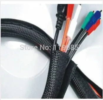 10ft of 5/8" 13MM Black Flexo Wrap with Hook & Loop Braided Cable Wrap Braided Sleeving protecting Hook and loop Fastener
10ft of 5/8" 13MM Black Flexo Wrap with Hook & Loop Braided Cable Wrap Braided Sleeving protecting Hook and loop Fastener