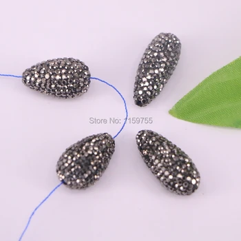 10PCS crystal rhinestone Pave Drop Gems Connector Beads jewelry findings
10PCS crystal rhinestone Pave Drop Gems Connector Beads jewelry findings
