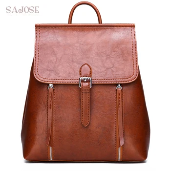 Fashion Women Backpack High Quality Lady Vintage Brown Youth PU Leather Backpacks for Teenage Girls Female School Shoulder Bag
Fashion Women Backpack High Quality Lady Vintage Brown Youth PU Leather Backpacks for Teenage Girls Female School Shoulder Bag