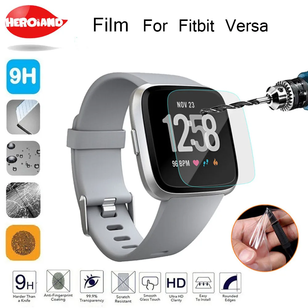HD Tempered Glass/Frosted/HD/Explosion-proof LCD Screen Protector Film For Fitbit Versa Smartwatch Sporting Goods Accessories
HD Tempered Glass/Frosted/HD/Explosion-proof LCD Screen Protector Film For Fitbit Versa Smartwatch Sporting Goods Accessories