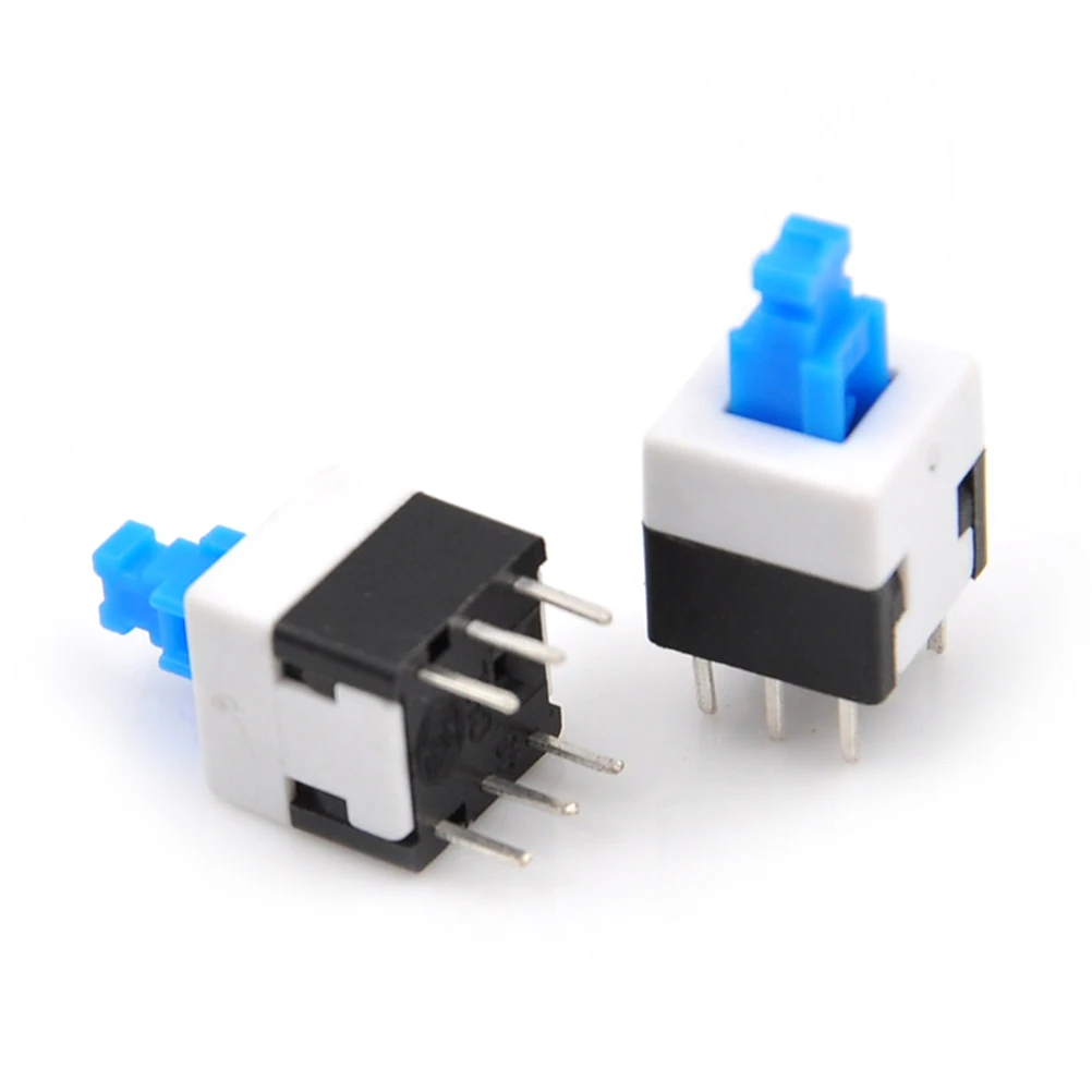 10pcs/lot Mini Push Button Square 8x8 6 Pin DPDT Self-locking Switch Multimeter Switch
10pcs/lot Mini Push Button Square 8x8 6 Pin DPDT Self-locking Switch Multimeter Switch