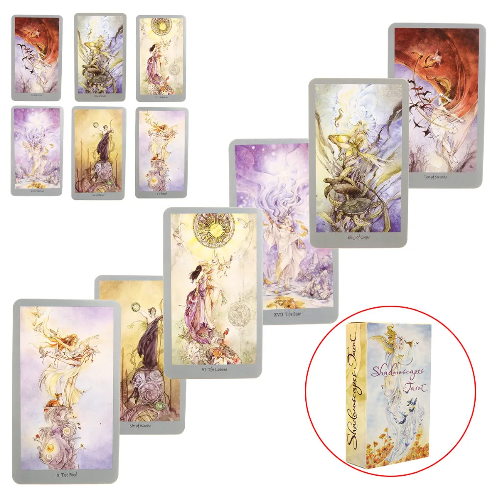 New Full English Version Shadowscapes Tarot Cards Board Party Game Playing Game Cards For Card Games High Quality
New Full English Version Shadowscapes Tarot Cards Board Party Game Playing Game Cards For Card Games High Quality