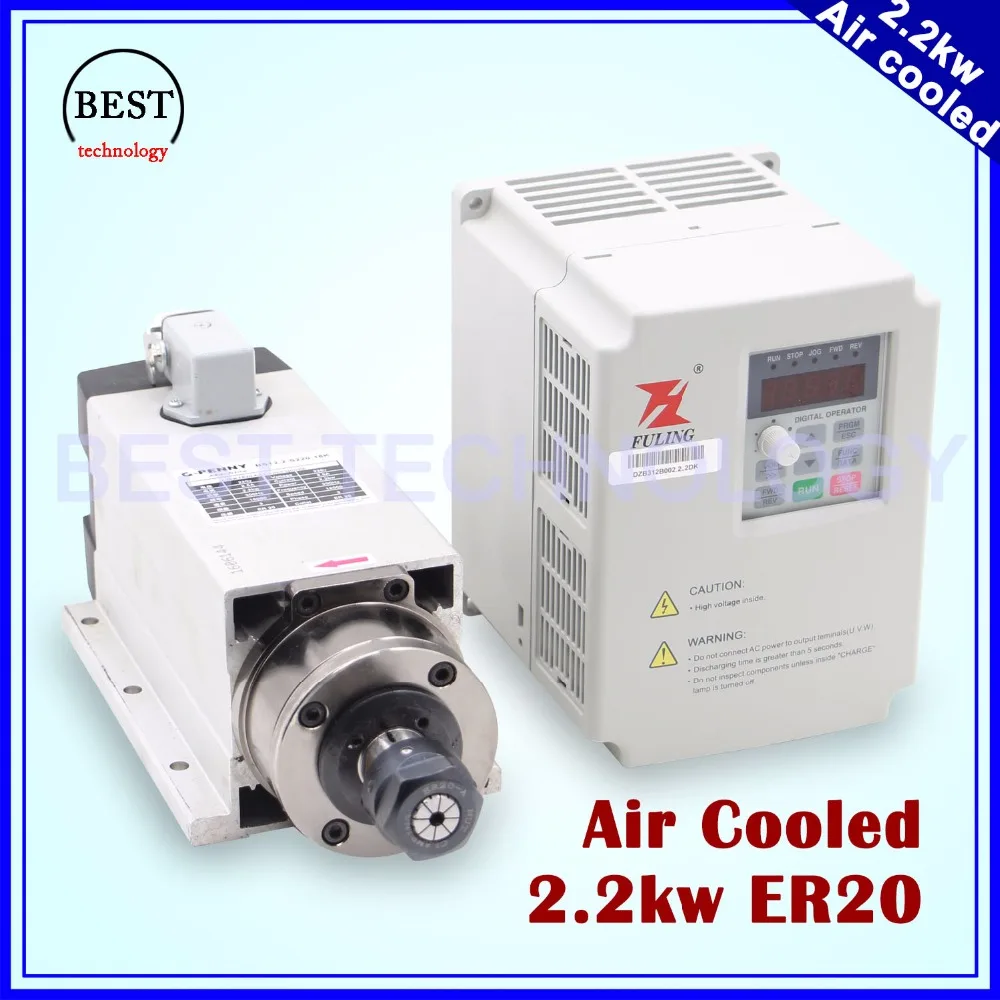 New arrivel! Air cooled spindle Square Spindle 2.2kw ER20 Spindle 0.01 precision high arccuracy CNC Engraving Machine & Inverter
New arrivel! Air cooled spindle Square Spindle 2.2kw ER20 Spindle 0.01 precision high arccuracy CNC Engraving Machine & Inverter