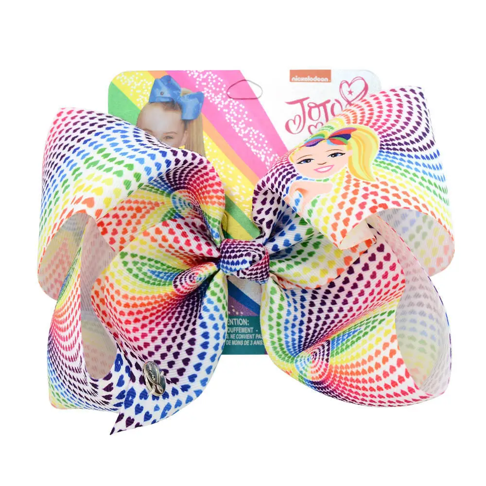 JOJO Siwa Hair Bow Baby Girls Headwear 8Inch Grosgrain Ribbonbow Large Bows Print Colorful Beautiful Pattern Hair accessories
JOJO Siwa Hair Bow Baby Girls Headwear 8Inch Grosgrain Ribbonbow Large Bows Print Colorful Beautiful Pattern Hair accessories