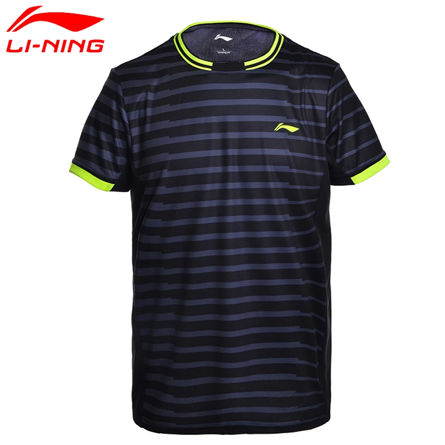 

Li-Ning New Men's Badminton Shirts AT DRY Breathable Regular Fit Sports Comfort T-Shirts LiNing Tee AAYM143 CJFM17