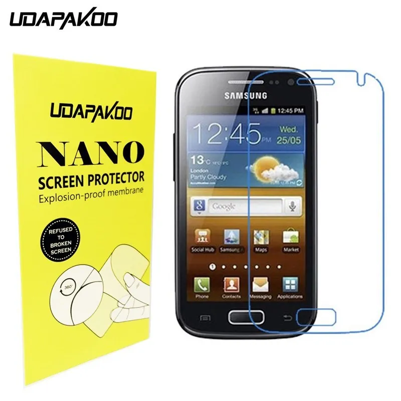 

Soft Glass film Nano Explosion-proof glass Screen Protector For Samsung Galaxy Trend Lite S7390 Ace 2 GT - i8160 Express I8730