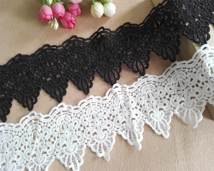 9cm Wide DIY Water Soluble Embroidery Lace Trim Fabric Clothing Clothes Neckline Skirt Hem Luxury Accessories Sewing Decoration
9cm Wide DIY Water Soluble Embroidery Lace Trim Fabric Clothing Clothes Neckline Skirt Hem Luxury Accessories Sewing Decoration