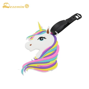 Dezemin Animal Luggage Tag Travel Accessories Women Men Portable Silica Gel Label Suitcase ID Address Holder Baggage Boarding
Dezemin Animal Luggage Tag Travel Accessories Women Men Portable Silica Gel Label Suitcase ID Address Holder Baggage Boarding