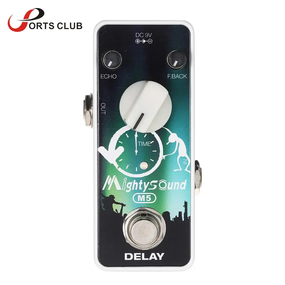 New Arrival! Mighty Sound M5 Mini Delay Effect Pedal True Bypass High Quality Electric Guitar Effect Pedal
New Arrival! Mighty Sound M5 Mini Delay Effect Pedal True Bypass High Quality Electric Guitar Effect Pedal