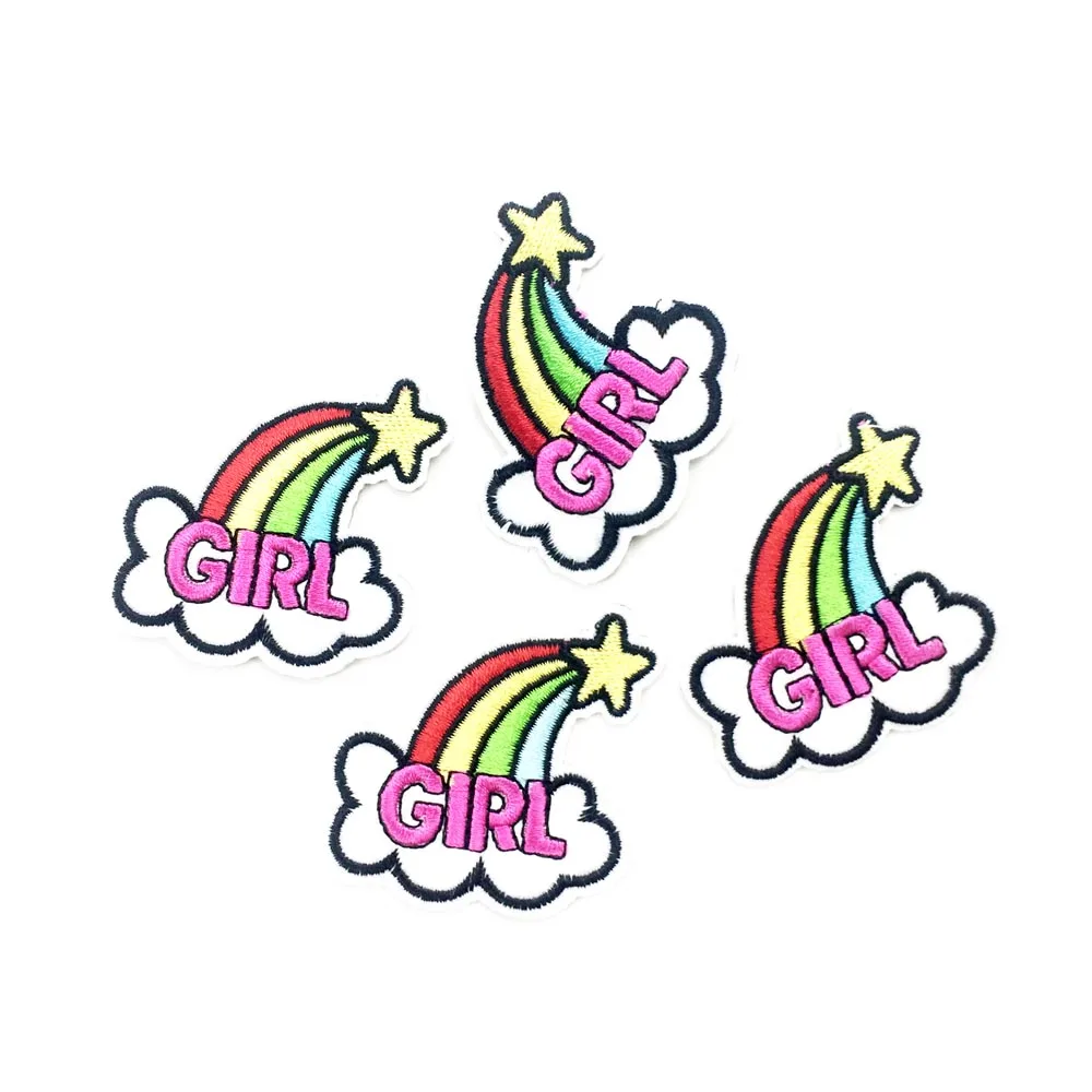 Rainbow Embroidered Iron On Patches For Clothing Iron On Sticker Embroidery Appliques For Garment DIY Sewing Badge Supplier
Rainbow Embroidered Iron On Patches For Clothing Iron On Sticker Embroidery Appliques For Garment DIY Sewing Badge Supplier