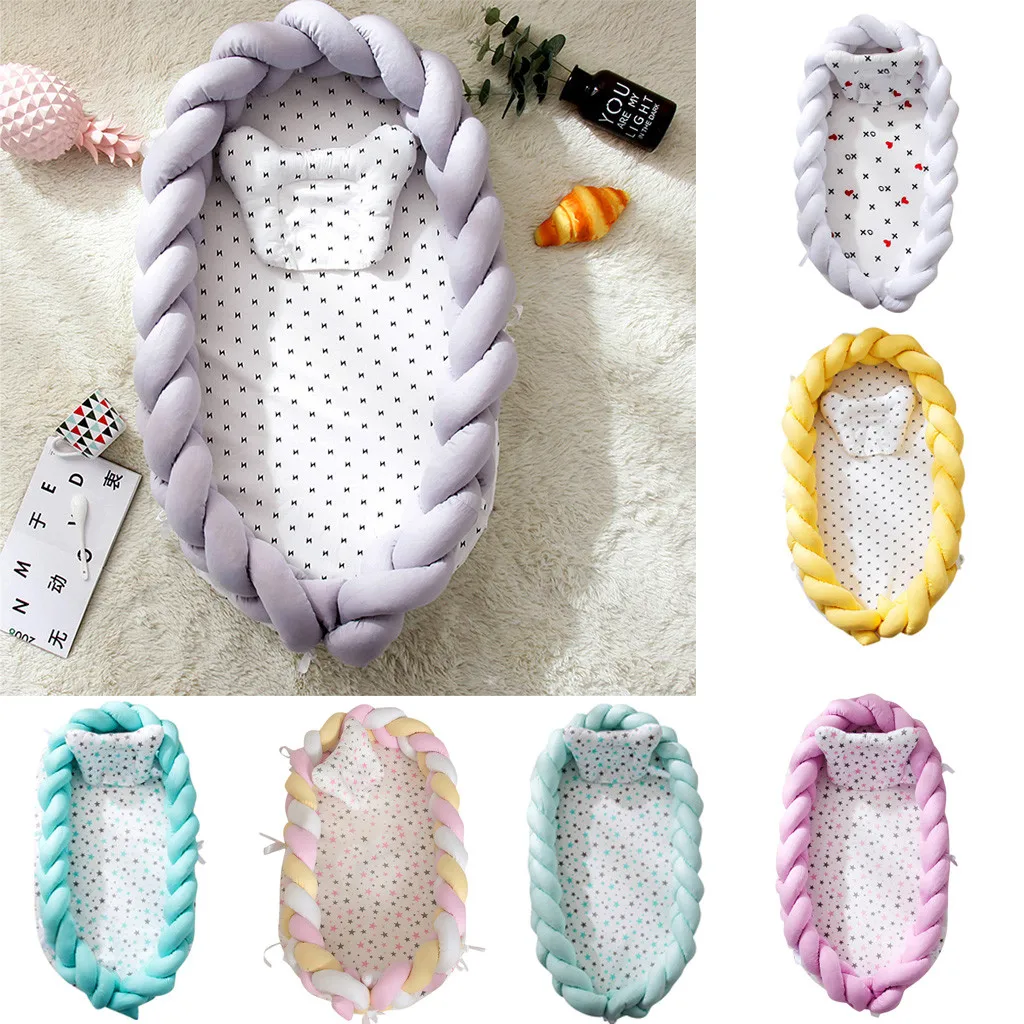 Newborn Baby Knit Portable Removable And Washable Crib Travel Bed Nest Bed Crib Multifunction Toddler Cradle Crib For dropship
Newborn Baby Knit Portable Removable And Washable Crib Travel Bed Nest Bed Crib Multifunction Toddler Cradle Crib For dropship