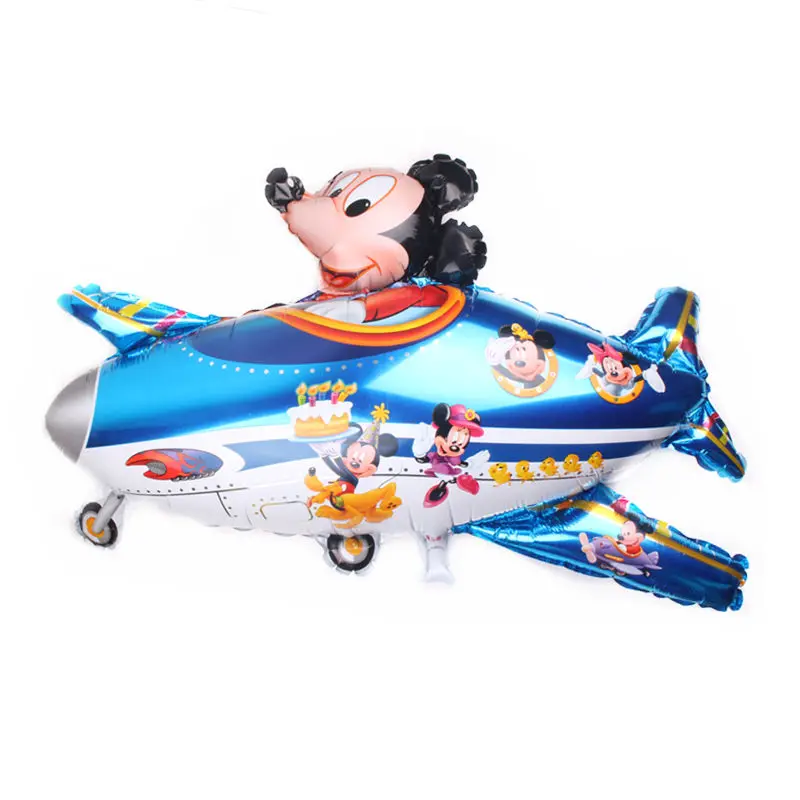 XXPWJ New blue airplane Mickey shape aluminum balloon baby birthday party decoration decorative balloon high quality G-162
XXPWJ New blue airplane Mickey shape aluminum balloon baby birthday party decoration decorative balloon high quality G-162