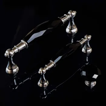 Top quality modern fashion deluxe k9 black crystal watch tv table wine cabinet handles silver chrome drawer cupboard pulls knobs
Top quality modern fashion deluxe k9 black crystal watch tv table wine cabinet handles silver chrome drawer cupboard pulls knobs