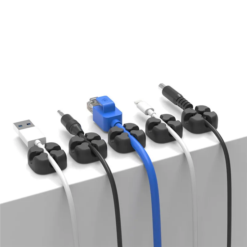 5PCS Wire Desktop Organizer Winder Management Headphone Cord Holder Cross Silicone Cable Organizer Hanger Storage Decor 40MR26
5PCS Wire Desktop Organizer Winder Management Headphone Cord Holder Cross Silicone Cable Organizer Hanger Storage Decor 40MR26