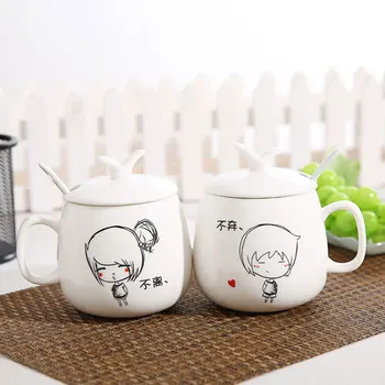 Gift of love Cartoon Couple Ceramic mugs,men women cup,Unique Porcelain Tea Mug Creative Catlike Letter Coffee White Milk Cup
Gift of love Cartoon Couple Ceramic mugs,men women cup,Unique Porcelain Tea Mug Creative Catlike Letter Coffee White Milk Cup