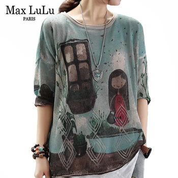 Max LuLu European Fashion Knitwear Ladies Autumn Pullovers Womens Punk Knitted Cotton Sweaters Vintage Oversized Printed Jumper
Max LuLu European Fashion Knitwear Ladies Autumn Pullovers Womens Punk Knitted Cotton Sweaters Vintage Oversized Printed Jumper