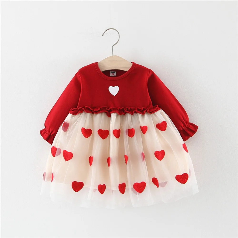 2019 Autumn Girls Dress Children Kids Girl Baby Infants Toddler Clothes Long Sleeve Heart Mesh Ball Gown Dresses Vestidos S9230
2019 Autumn Girls Dress Children Kids Girl Baby Infants Toddler Clothes Long Sleeve Heart Mesh Ball Gown Dresses Vestidos S9230