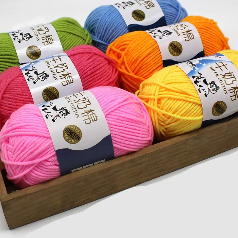 50g Natural Milk Cotton Yarn Thick Yarn For Knitting Baby Wool Cotton Yarn Crochet Yarn Weave Thread
50g Natural Milk Cotton Yarn Thick Yarn For Knitting Baby Wool Cotton Yarn Crochet Yarn Weave Thread