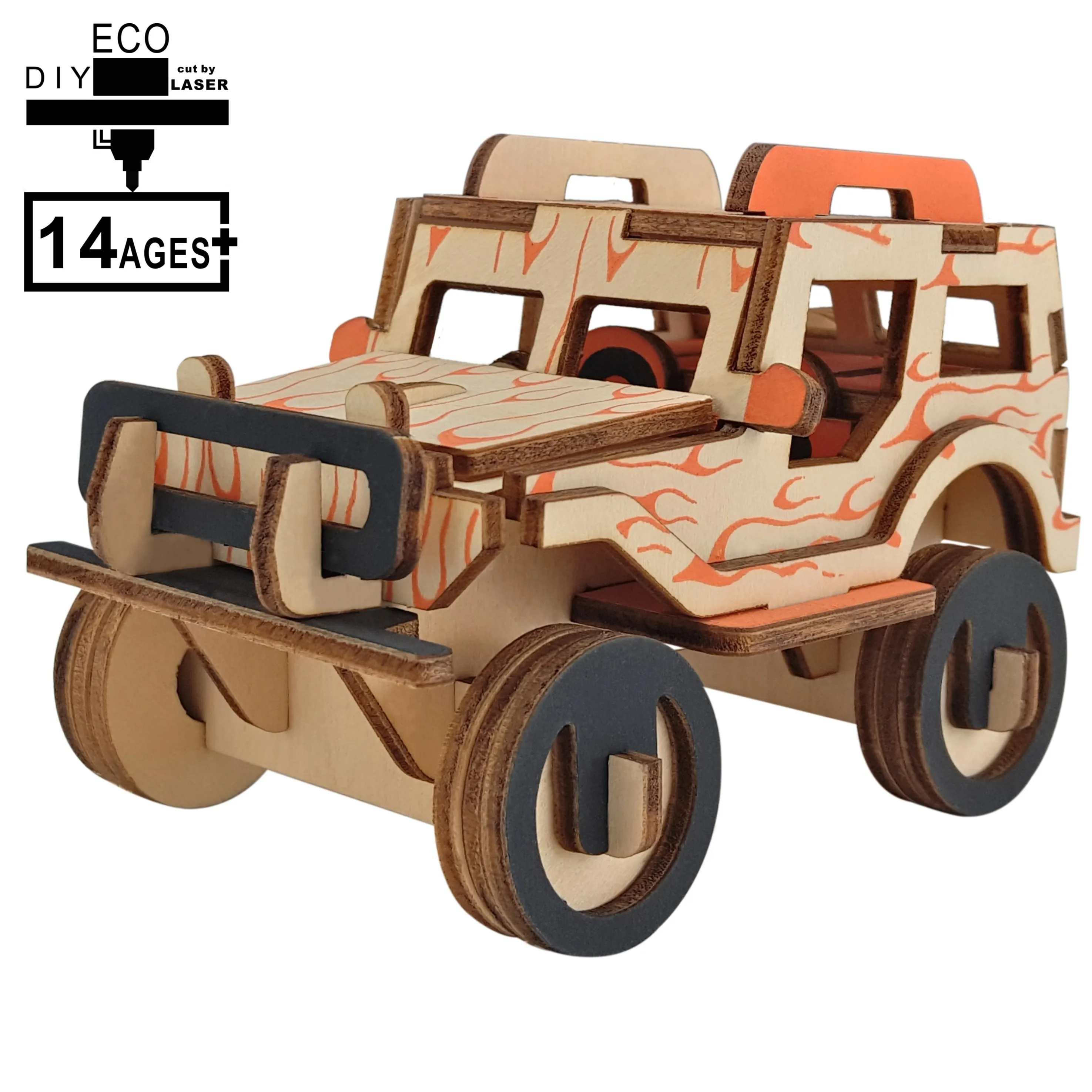 Laser Cutting 3D Wooden Puzzle Jigsaw Vehicle Jeep DIY Assembly Kids Educational Wooden Toys For Children Boys
Laser Cutting 3D Wooden Puzzle Jigsaw Vehicle Jeep DIY Assembly Kids Educational Wooden Toys For Children Boys